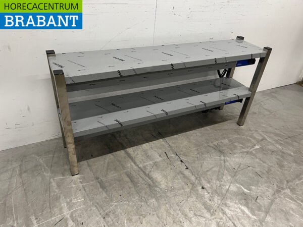 Stainless steel Double Heat Bridge Heated Etagere Premium-line 140 cm Catering - Image 3