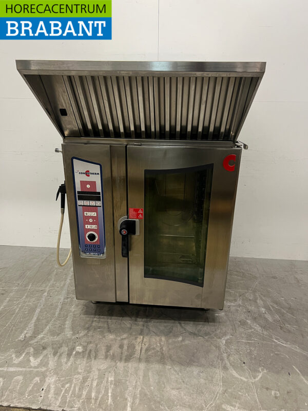 Stainless steel Convotherm combi steamer 11 x 1/1 GN with extractor 230V + 400V Horeca
