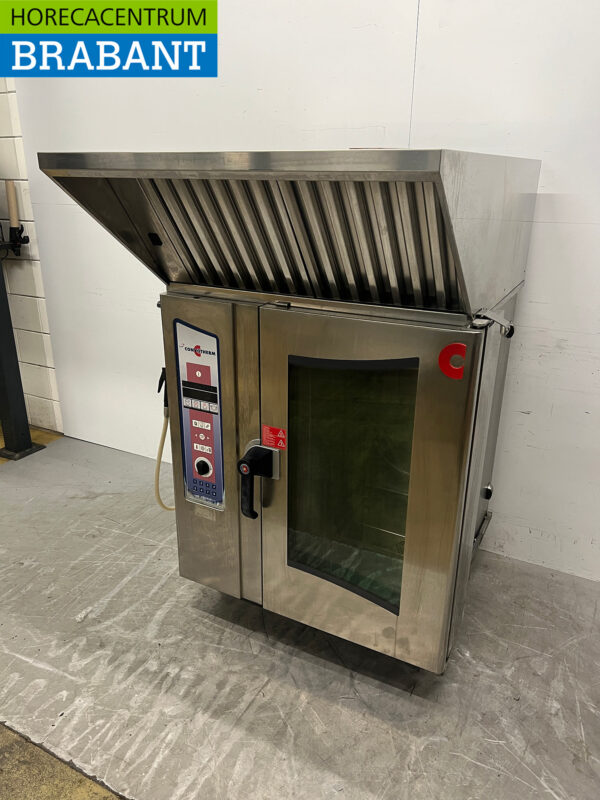 Stainless steel Convotherm combi steamer 11 x 1/1 GN with extractor 230V + 400V Horeca - Image 2