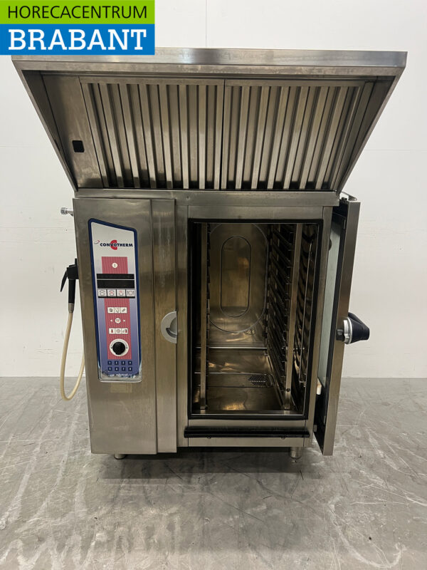 Stainless steel Convotherm combi steamer 11 x 1/1 GN with extractor 230V + 400V Horeca - Image 4