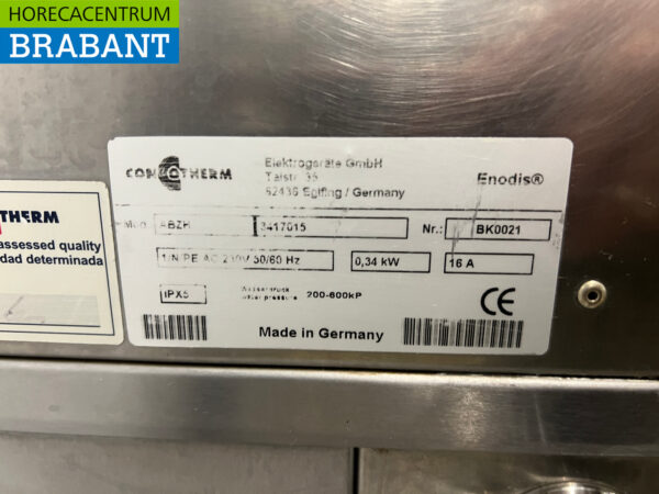 Stainless steel Convotherm combi steamer 11 x 1/1 GN with extractor 230V + 400V Horeca - Image 8