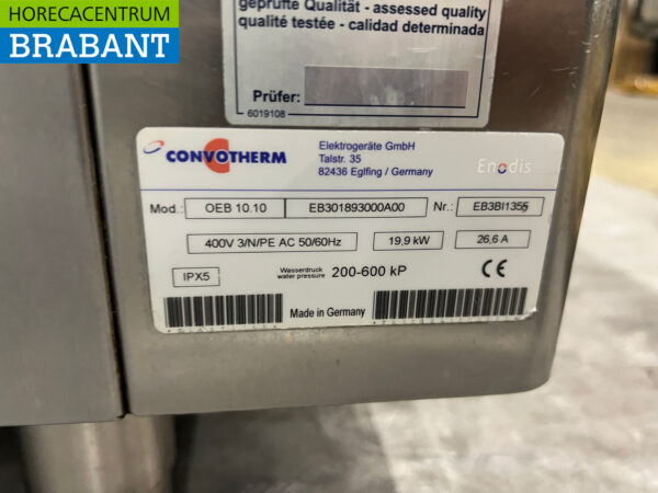 Stainless steel Convotherm combi steamer 11 x 1/1 GN with extractor 230V + 400V Horeca - Image 9