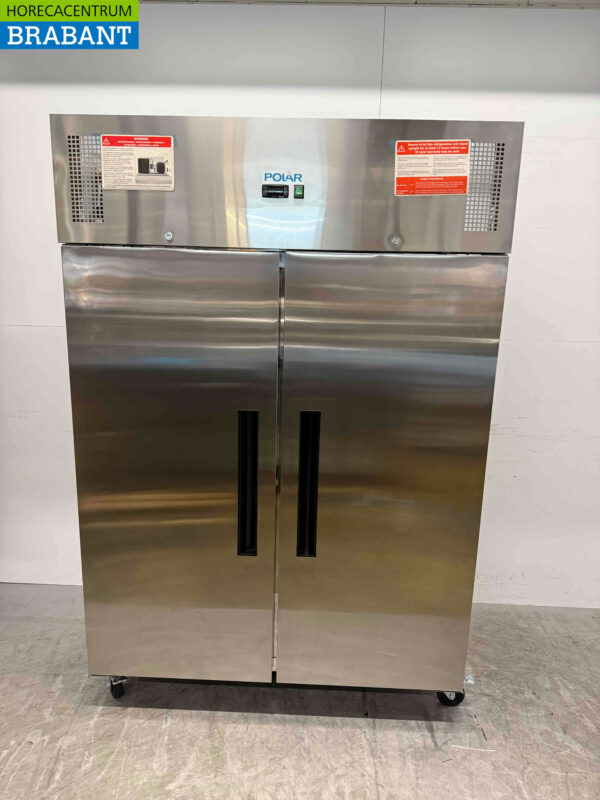 Stainless steel Polar G595 Double-door 2-door Refrigerator 1200 liters 230V Horeca