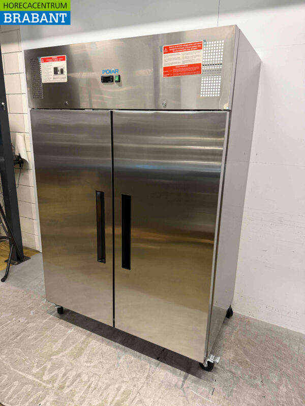 Stainless steel Polar G595 Double-door 2-door Refrigerator 1200 liters 230V Horeca - Image 2