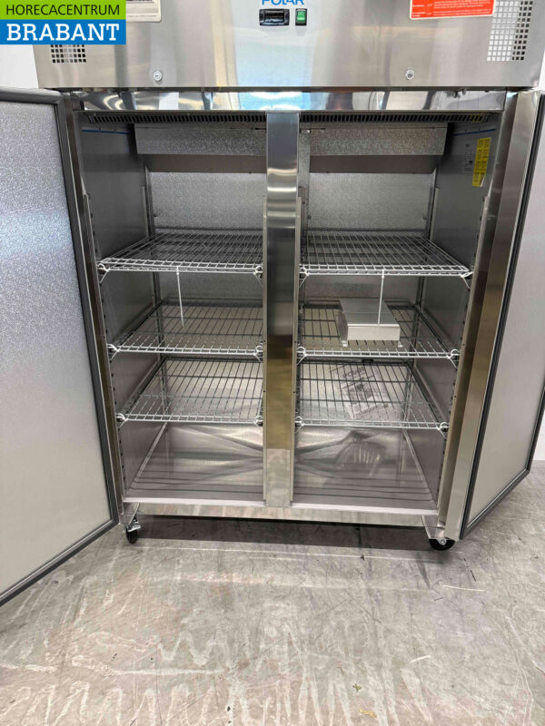 Stainless steel Polar G595 Double-door 2-door Refrigerator 1200 liters 230V Horeca - Image 4