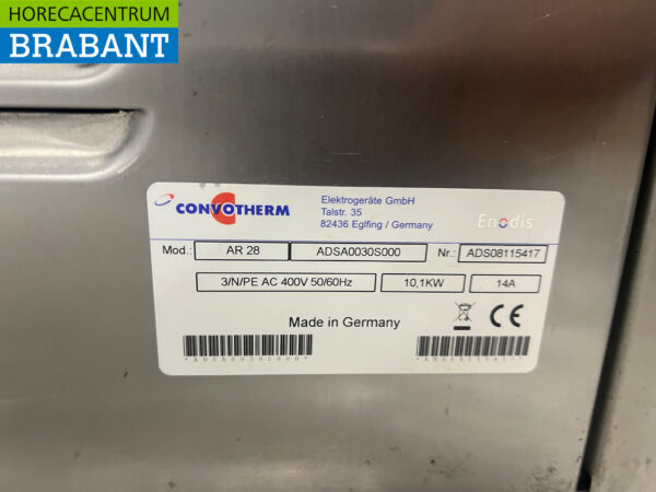 Stainless steel Convotherm Hot air oven 7x 1/1 GN 400V Horeca - Image 5