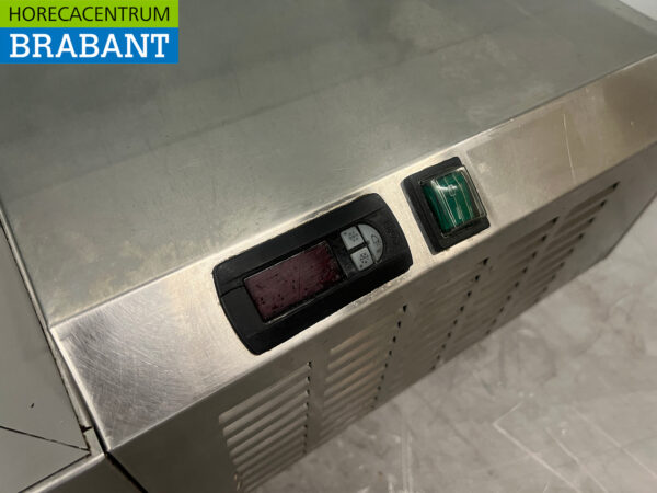 Stainless steel Top Refrigerated Display Case Saladière 10 x 1/4 GN 198 cm Catering - Image 4