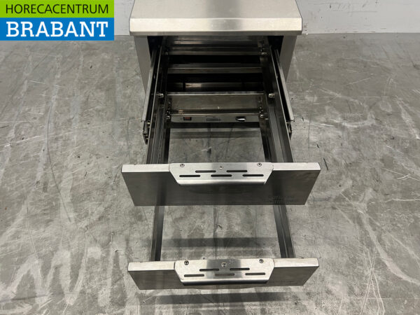 Stainless steel Casselin Double Hot Tray 2 x 1/1 GN 230V Catering - Image 5