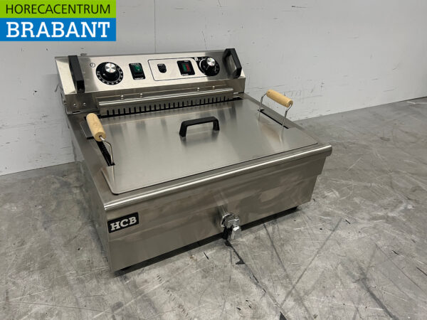 Stainless steel Fish fryer Oilball fryer Deep fryer 20 liters 400V Horeca - Image 3