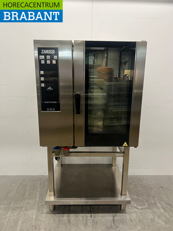 Stainless steel Zanussi Combisteamer 10 x 1/1 GN GAS + 230V Horeca