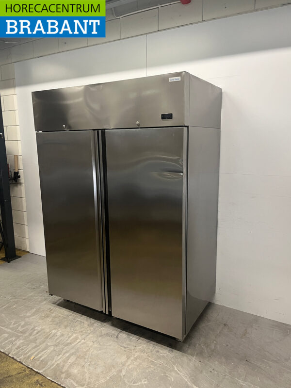 Stainless steel Double door Refrigerator 1340 liters 230V Catering - Image 2