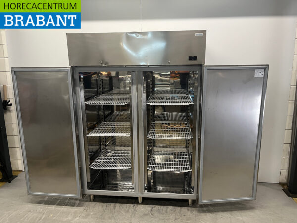 Stainless steel Double door Refrigerator 1340 liters 230V Catering - Image 4