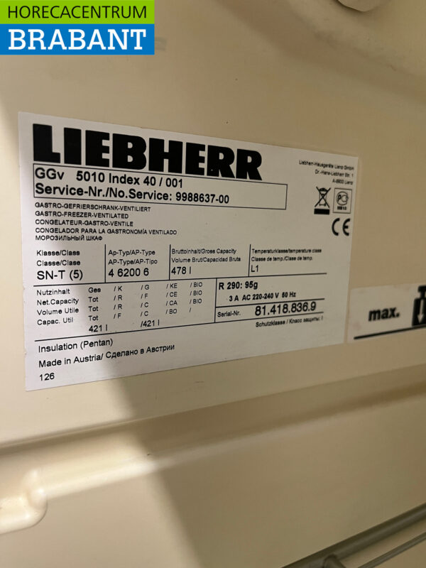 Liebherr Freezer Freezer cabinet 478 liters 230V Horeca - Image 5
