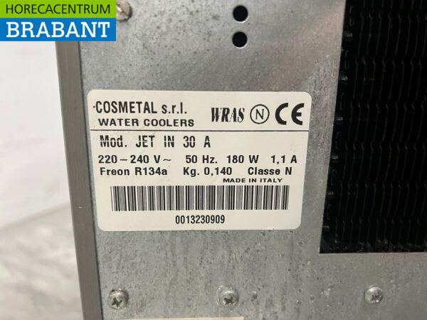 Stainless steel Cosmetal JET IN 30 A Compact Water Cooler 230V Catering - Image 4