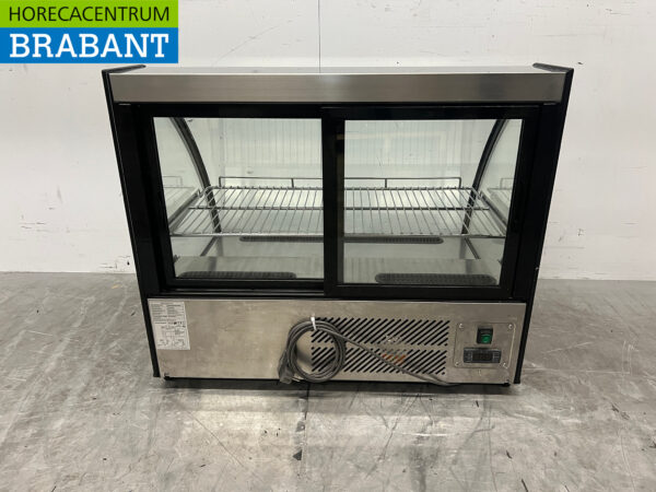 Top-mounted Refrigerated Patisserie Display Case 130 liters 230V Catering - Image 4
