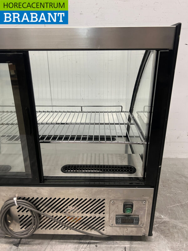 Top-mounted Refrigerated Patisserie Display Case 130 liters 230V Catering - Image 5