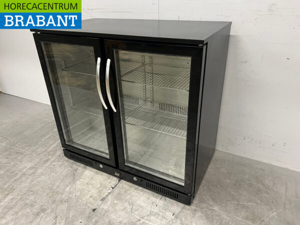 Maxxfrost Backbar Bar Refrigerator 2 Glass Folding Doors 208 liters 90 cm 230V Horeca - Image 2