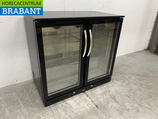 Maxxfrost Backbar Bar Refrigerator 2 Glass Folding Doors 208 liters 90 cm 230V Horeca - Image 3