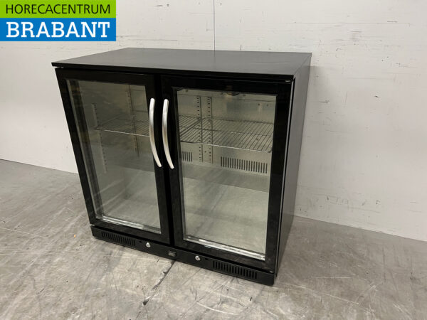 Maxxfrost Backbar Bar Refrigerator 2 Glass Folding Doors 208 liters 90 cm 230V Horeca - Image 2