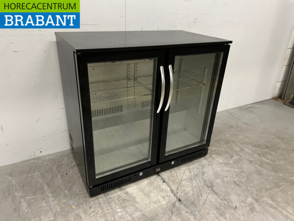Maxxfrost Backbar Bar Refrigerator 2 Glass Folding Doors 208 liters 90 cm 230V Horeca - Image 3