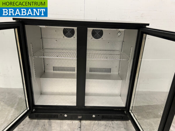 Maxxfrost Backbar Bar Refrigerator 2 Glass Folding Doors 208 liters 90 cm 230V Horeca - Image 4