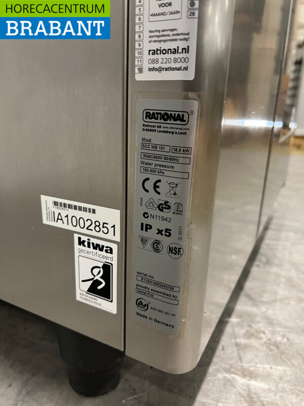 Stainless steel Rational SelfCookingCenter SCC WE 101 Combisteamer Steamer oven 400V Horeca - Image 8