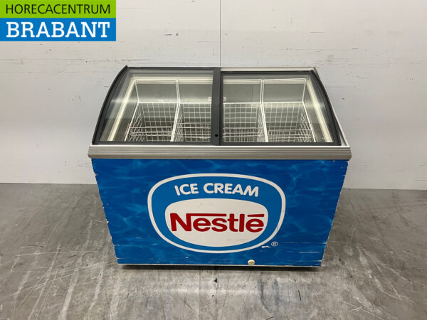 Caravell Mobile Ice Display Case Shop Freezer 230V Catering