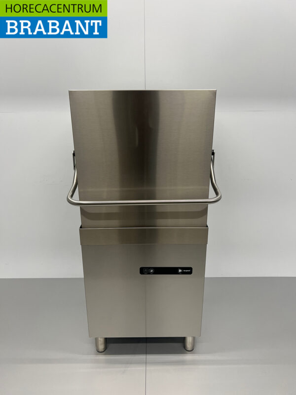 Stainless steel Adler EVO Pass-through dishwasher with drain pump and water softener 400V Horeca
