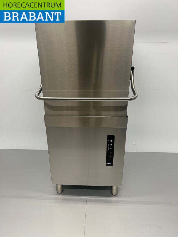 Stainless steel Adler ECO Sliding dishwasher with drain pump and water softener 400V Catering