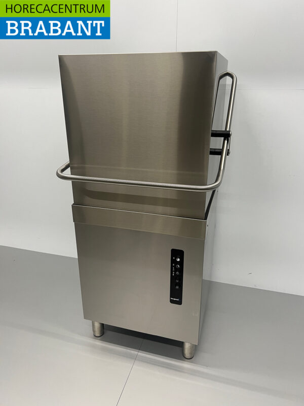 Stainless steel Adler ECO Sliding dishwasher with drain pump and water softener 400V Catering - Image 2