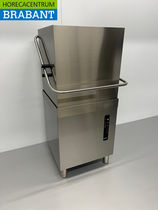 Stainless steel Adler ECO Sliding dishwasher with drain pump and water softener 400V Catering - Image 3