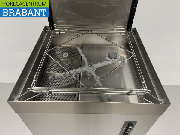 Stainless steel Adler ECO Sliding dishwasher with drain pump and water softener 400V Catering - Image 5