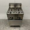 Stainless steel Mareno Double Fryer 2 x 10 liters 400V Horeca