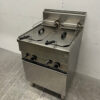Stainless steel Mareno Double Fryer 2 x 10 liters 400V Horeca - Image 2