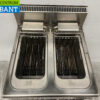 Stainless steel Mareno Double Fryer 2 x 10 liters 400V Horeca - Image 5