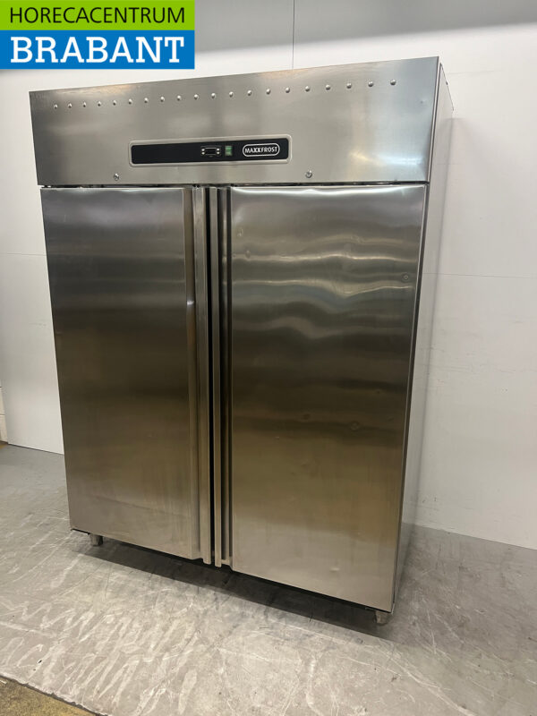 Stainless steel Maxxfrost Double door Refrigerator 1300 liters 230V Catering - Image 2