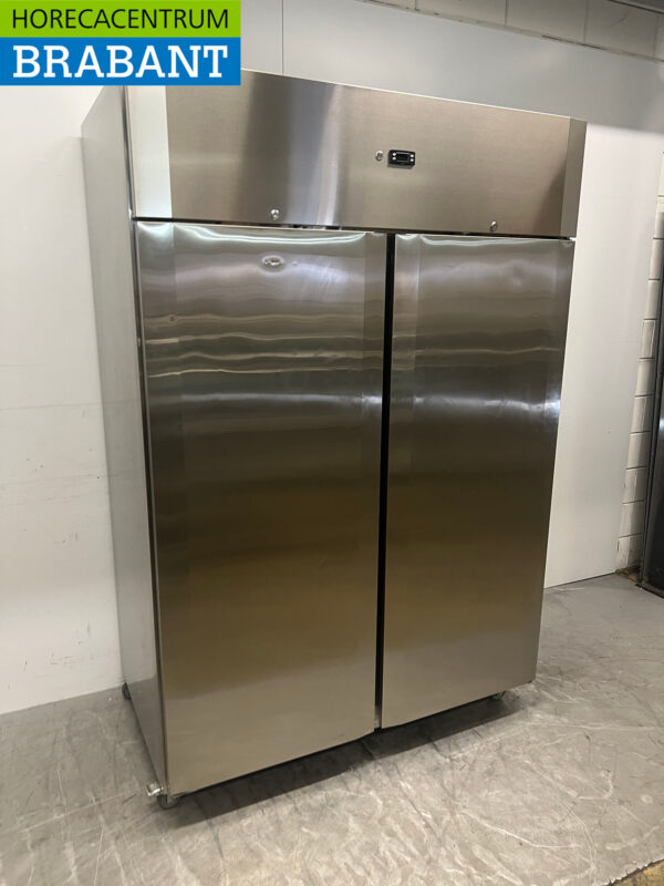 Stainless steel Coolhead Mobile Double Door Refrigerator 1255 liters 230V Catering - Image 3