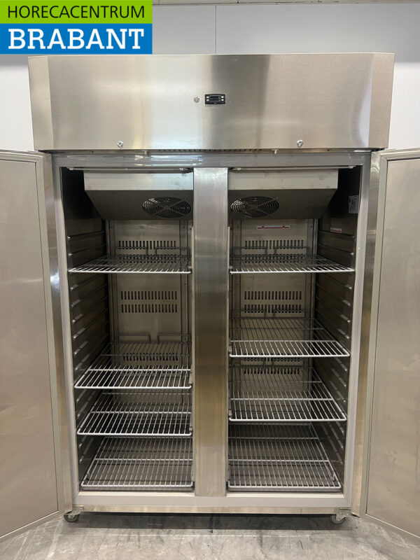 Stainless steel Coolhead Mobile Double Door Refrigerator 1255 liters 230V Catering - Image 4