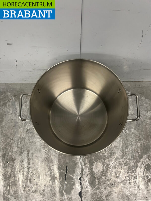 Stainless steel HCB Soup Pan Cooking Pan Induction 30.5 x 31.5 cm 21 liter Catering - Image 4