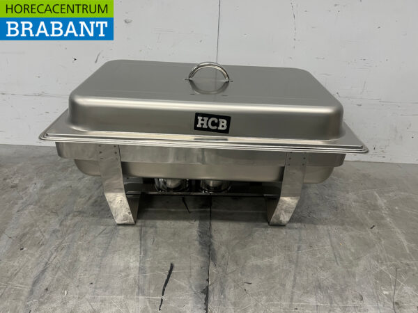 Stainless steel HCB Chafing dish 2 x 1/2 GN Catering