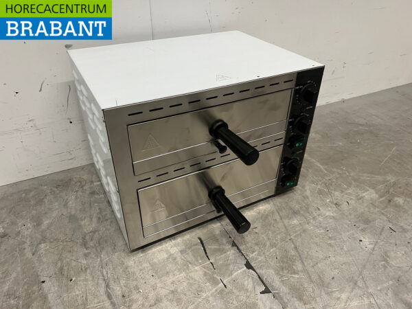 Stainless steel Double Pizza Oven Snack Oven 230V Catering - Image 3