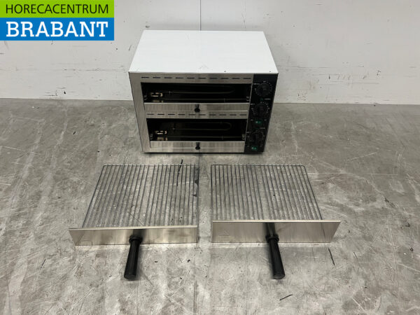 Stainless steel Double Pizza Oven Snack Oven 230V Catering - Image 4
