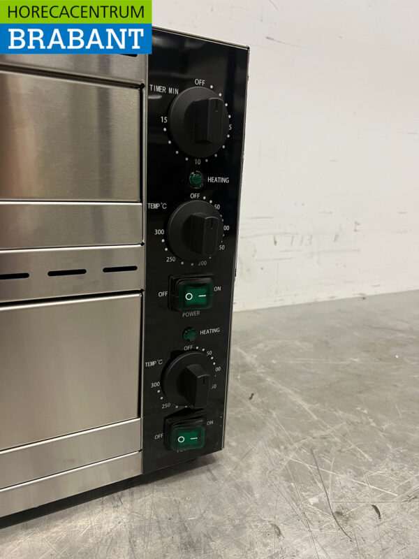 Stainless steel Double Pizza Oven Snack Oven 230V Catering - Image 5
