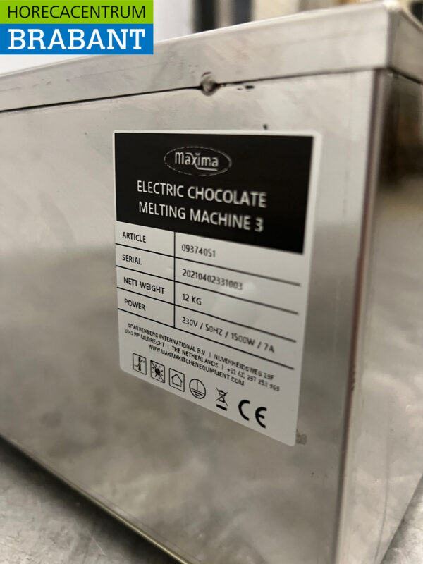 Stainless steel Chocolate melter Chocolate warmer Sauce warmer 3 x 1/3 GN gastronorm 230V Horeca - Image 5
