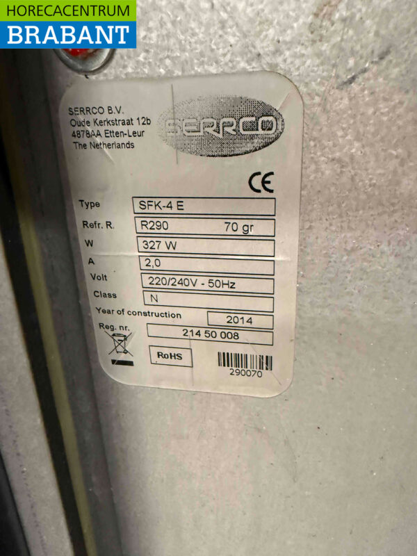 Serrco SFK-4E keg cooler keg cooler 111 cm 230V Horeca - Image 5