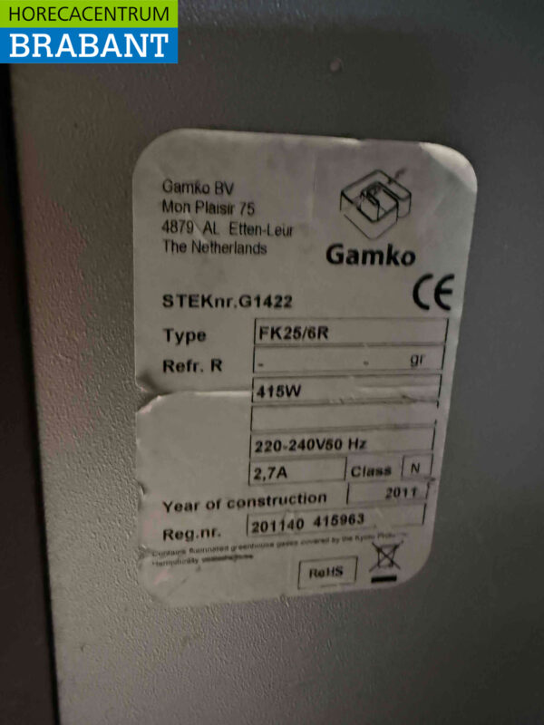 Gamko FK25/6R keg cooler keg cooler 111 cm 230V Horeca - Image 5