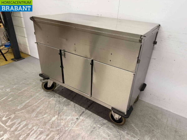 Stainless steel Rieber Holding cabinet bain marie 3 x 1/1 GN 230V Horeca - Image 3