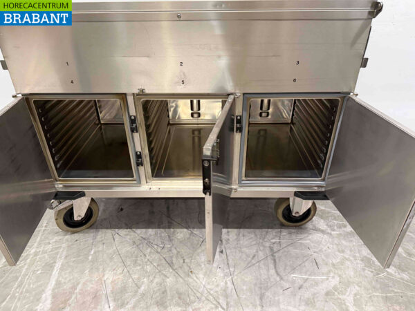 Stainless steel Rieber Holding cabinet bain marie 3 x 1/1 GN 230V Horeca - Image 6