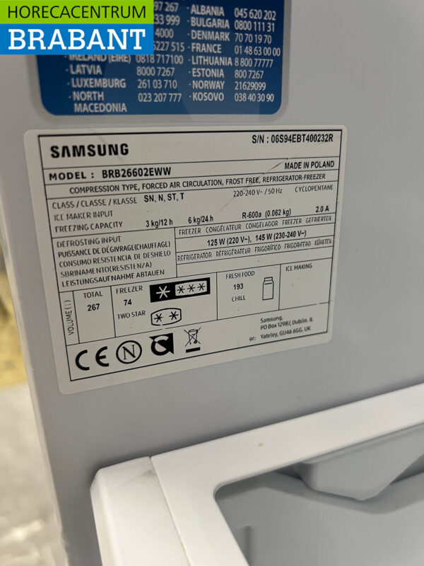 Samsung Built-in Refrigerator-Freezer 267 liters 230V - Image 5