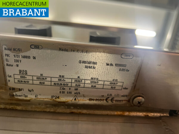 Stainless steel Baking line mobile Adieu griddle and 2 burner stove 400V/230V/Gas Catering - Image 8